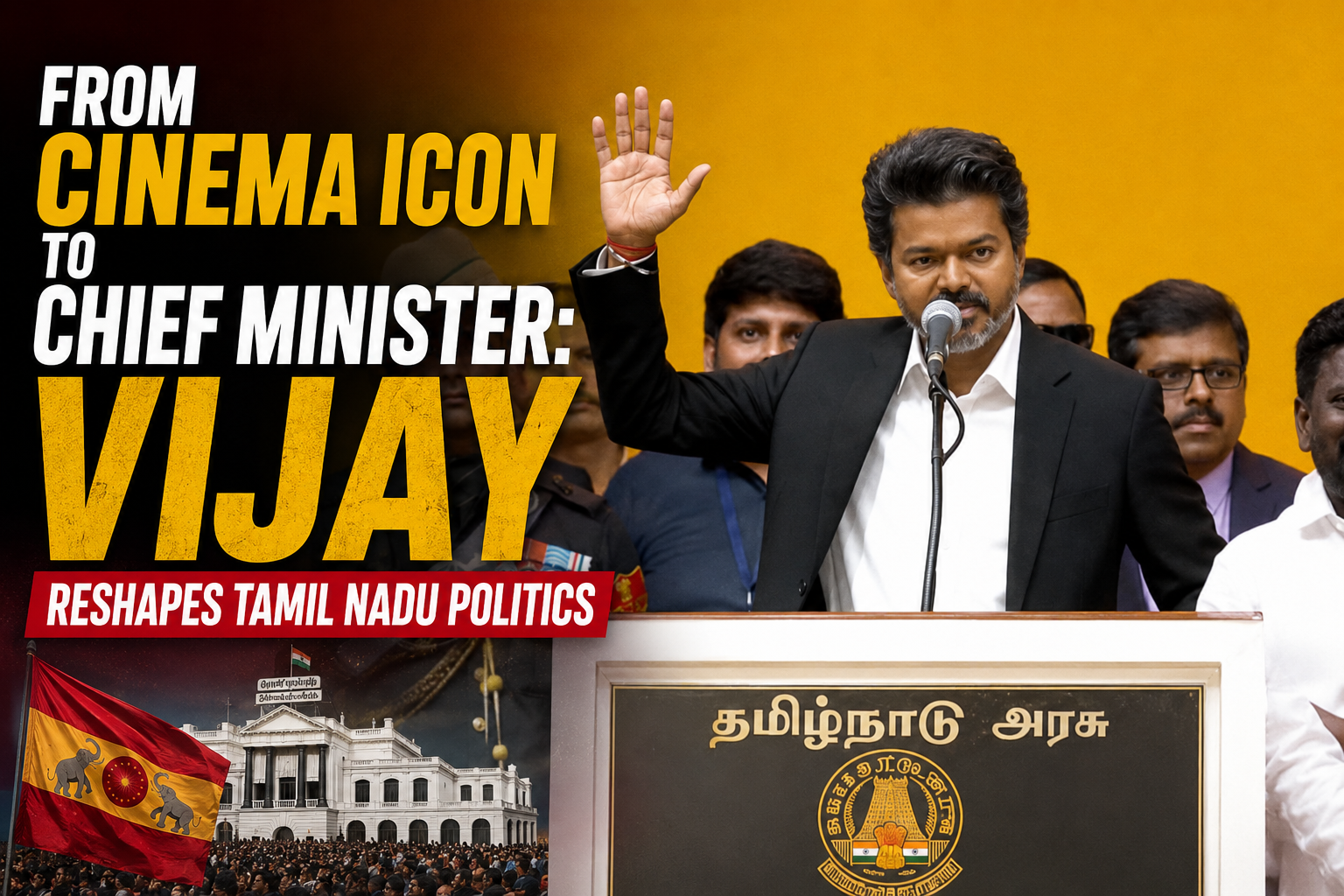 From Cinema Icon to Chief Minister: Vijay Reshapes Tamil Nadu Politics